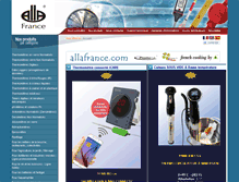 Tablet Screenshot of allafrance.com